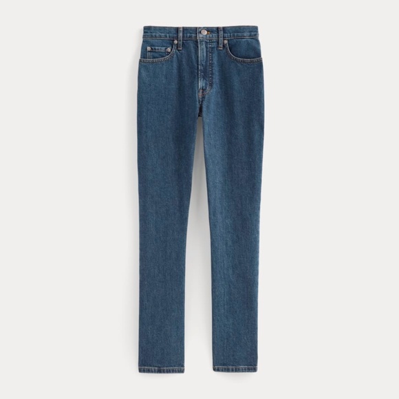 Everlane Women's Original Cheeky® Jean in Indigo Rinse, Size 33, Cotton/Denim - Picture 2 of 7